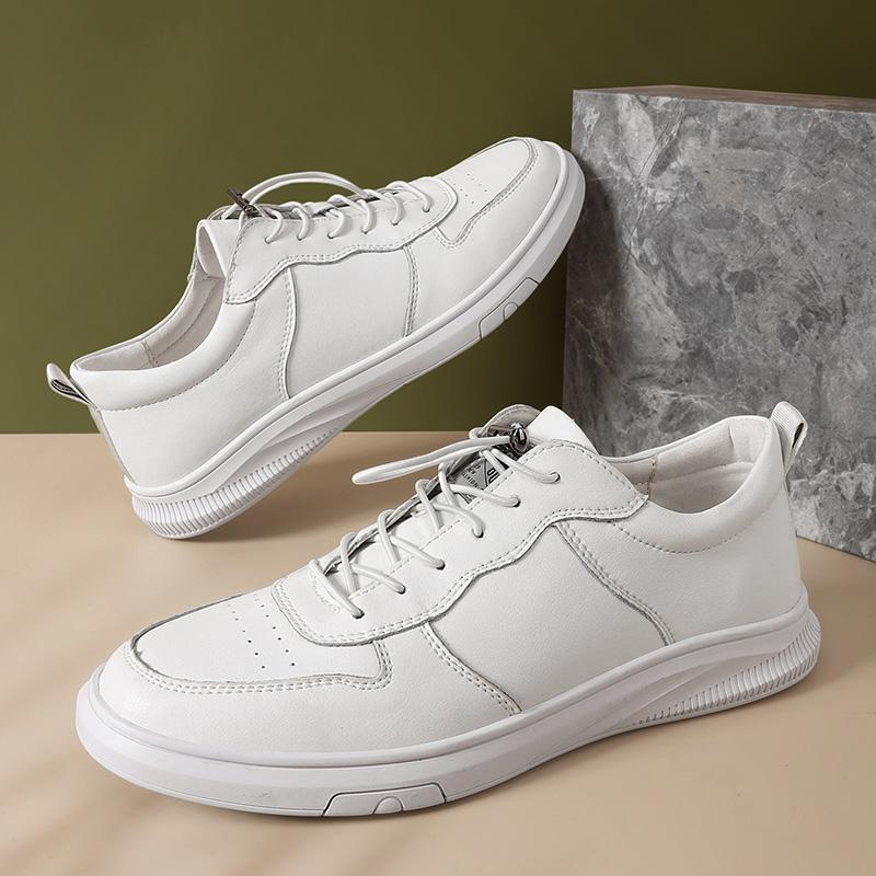 Lightweight Leather Men's Casual Shoes Driving Male Loafers Fashion Walking Sneakers Hiking Shoes Non-Slip Leisure Walk Footwear