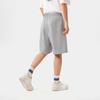 Li Ning Sports Lifestyle Series Simple Solid Color Elastic Casual Shorts Men shorts Geological-Gray AKSV823-2