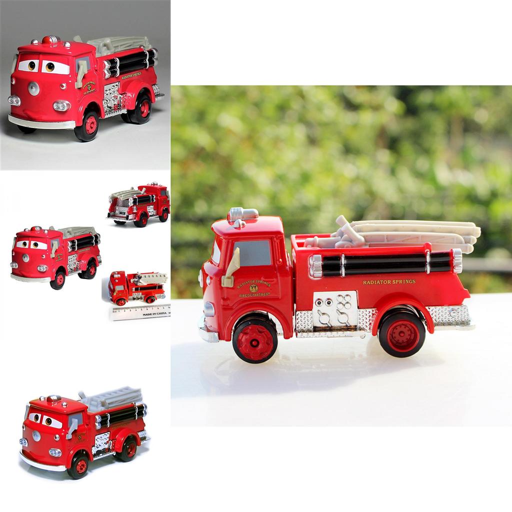 Disney Cars Red Fire Truck Develop Motor Skills Hand-eye Coordination In Kids Age 3 And Up