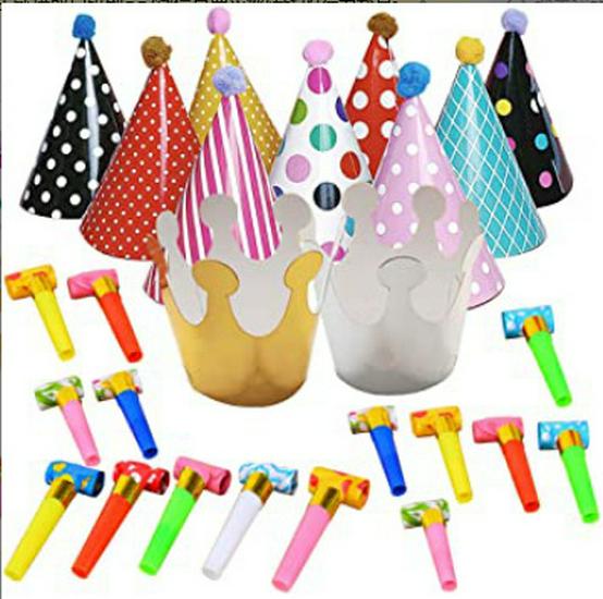 Large Birthday Cake Hat for Adults & Kids - Party Costume Decoration