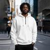 Casual Heren Hoodie met Kwart-Ritssluiting met