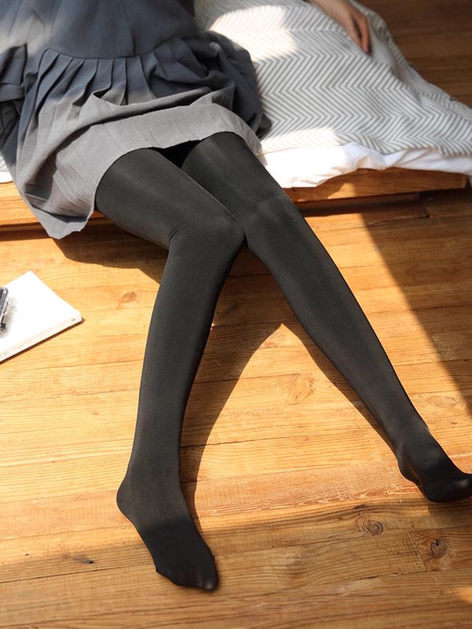 2025 Plus Size Women's Fleece-Lined Winter Leggings - Black Warm Non-Dropping Crotch Pants