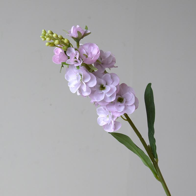 10pcs Silk Purple Hyacinth Artificial Flowers Balcony Decorative Simulation Violet Swallow Grass Fake Flower Cafe Decoration