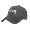 Blegh Heavy Metal Musik Fan Denim Trucker-Hut Strapazierfähig für alle Jahreszeiten Sommerhut Baseballkappe für Männer