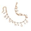 European and American fashion sexy fringed rhinestone anklet, trendy personality simple beach vacation foot accessories, female