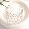 European and American Exaggerated Geometric Hollow Wave Bracelet, Personalized Creative Weaving Design, High-end Bracelet, Bracelet, Women's Jewelry