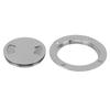 4 Inch Round Boat Hatch Detachable Cover 316 Stainless Steel Non Slip Deck Plate Inspection Hatch
