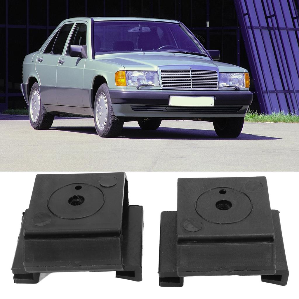 2 Pcs Bumper Bracket Cover Bracket Clip 2018800114 Replacement For Mercedes W201