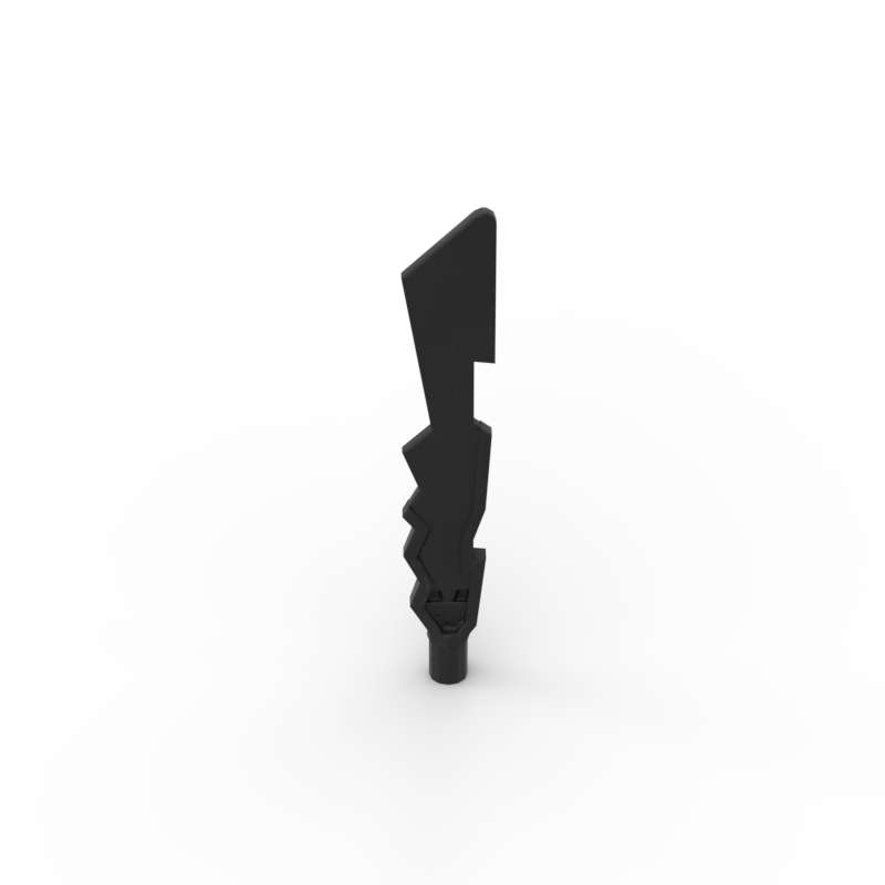 MOC 10 STÜCK 11439 Gezacktes Langes Messer Bausteine Set Steine Handgehalten Arm Komponente Kompatible Partikel DIY Spielzeug Für Kinder Geschenke
