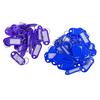 100X Mixed Labels Name Tag Split Car Door Keychain