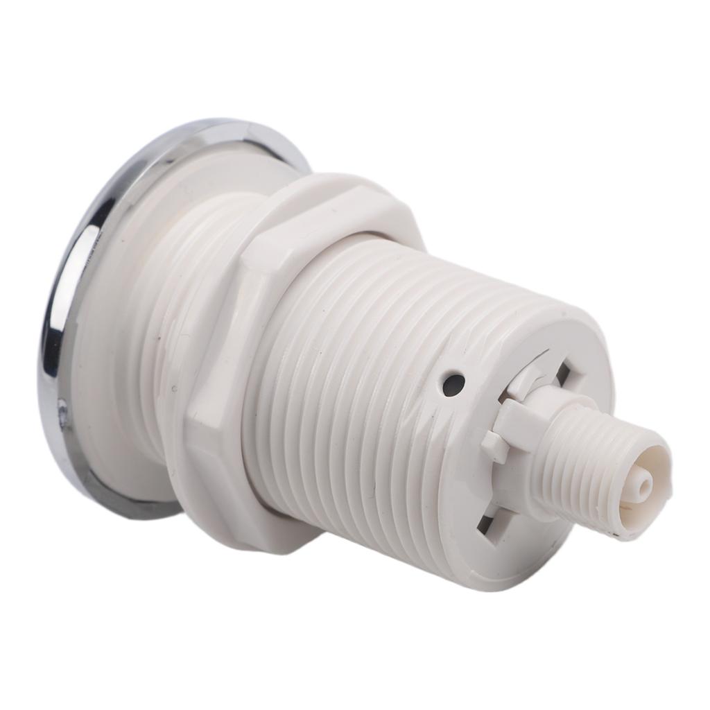 Chrome Air Pressure Switch Push Button for Controlling For Bathtub Air Jets and Kitchen Garbage Disposal Units