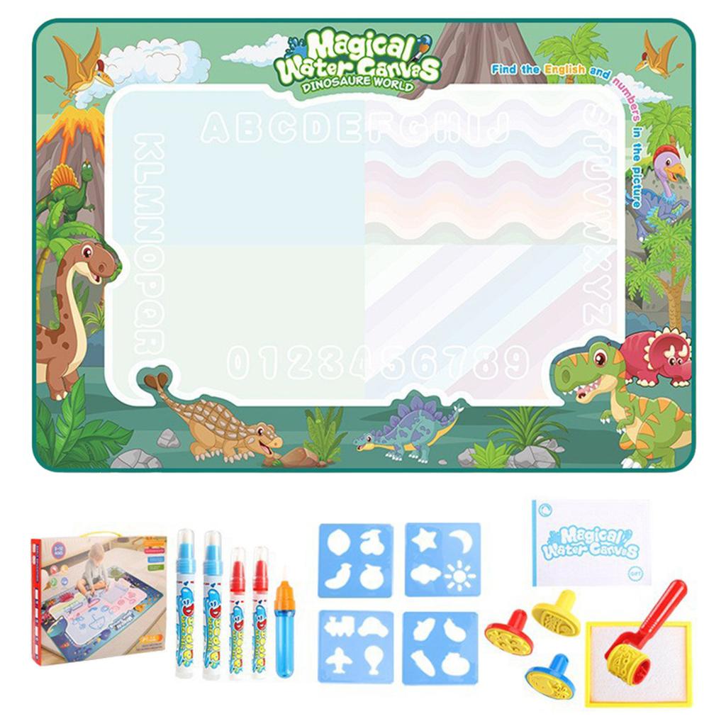 Magics Water Drawing Mat With Reusable Magics Pens Children's Drawing Pad Extra Large Size Repeatable Doodling Painting Mat