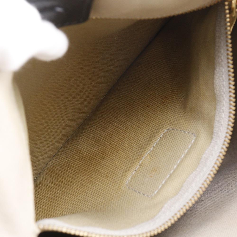 Loewe Anagram Handbag Tote Bag Gray / Black PVC/leather Unisex Used