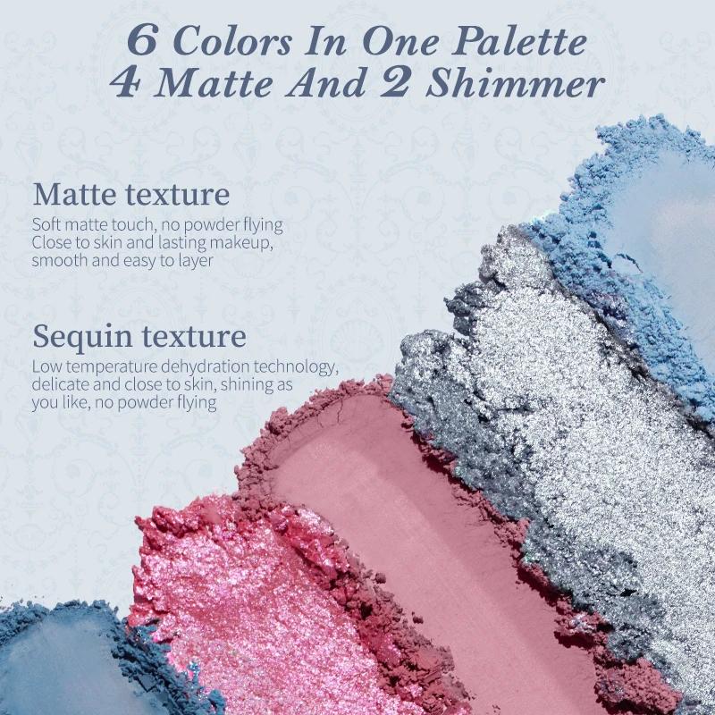 Flower Knows Shell's Jewel Collection 6-Color Makeup Palette