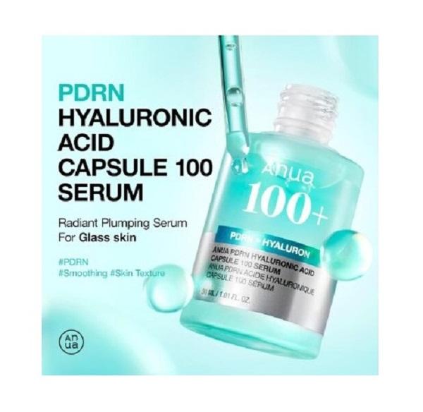 Anua PDRN Hyaluronic Acid Capsule 100 Salmon Serum Ampoule, 1 Piece, 30 Ml