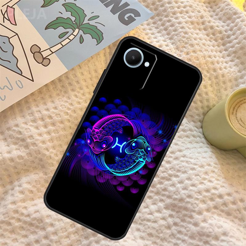 Twelve Constellations Case For Realme C67 C63 C55 C51 C75 C61 C53 C35 C65 C71 11 12 13 14 15 Pro Plus GT6 GT7 Pro