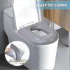 Inflatable Toilet Seat Cushion With Suction Cups Height Adjustable Inflatable Toilet Seat For Adults Seniors Elderly Disabled Tailbone Pain Relief