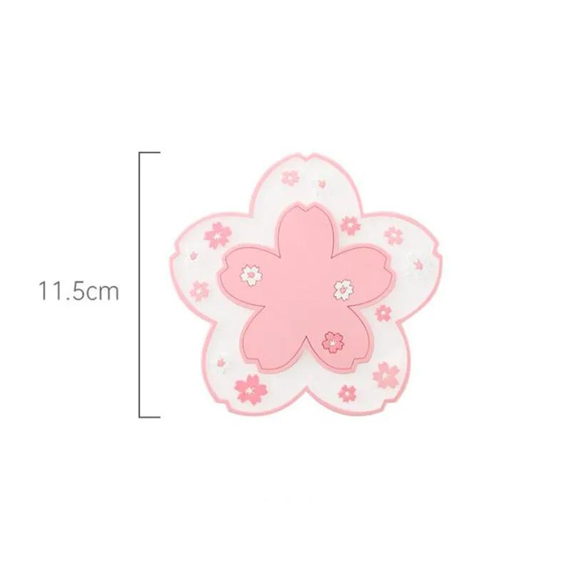 Cup Kitchen Home Accessories Insulated Mat Japanese Tea Coaster Coasters Decoration Milk Sakura Table Style 1PC Kawaii Drinkware