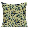 Vintage Style Flower Floral Polyester Decorative Pillow Cover Sofa Cushion Cover for Living Room Capa De Almofadas Pillowcase