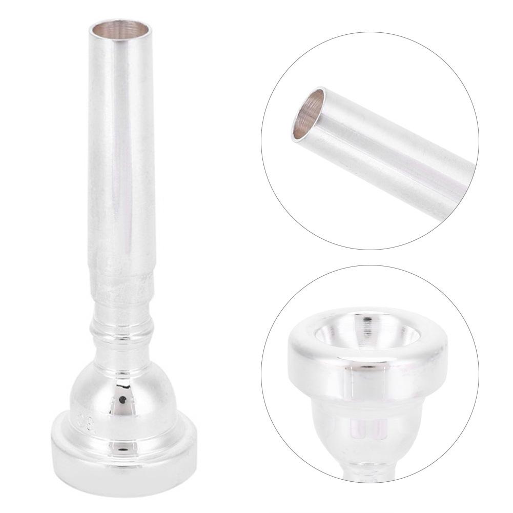 Trumpet Mouthpiece 3C Musical Instruments Accessory for Yamaha Bach Conn KingSilver