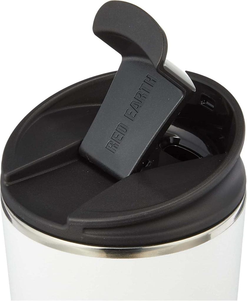 Onishi Ken Seihan RED EARTH Stainless Steel Short Tumbler, White, Size Approx. 8.2 H15.5, REA-2801