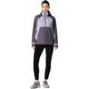 DECATHLON MH500 QUECHUA Colour-blocked Mountain Hiking Waterproof Jacket Women's Pale Purple/Purple