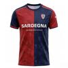 Cagliari Stampa 3D Maglia da Calcio Uomo Donna Estate Sportiva T-shirt Oversize Traspirante Asciugatura Rapida Streetwear Abbigliamento