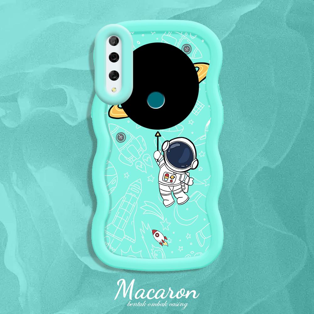 

Окрашенный узор Big Wave Edge Мягкий силиконовый материал Macaron чехол для телефона противоударный защитный резиновый чехол для iPhone Huawei Honor Infinix Tecno Tecno Pova 6 Neo синий