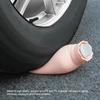 Soft Silicone Hot Water Bottle Knitted Mini Hand Warmer Fillable Leakproof Uterus Warmer Outdoor Use
