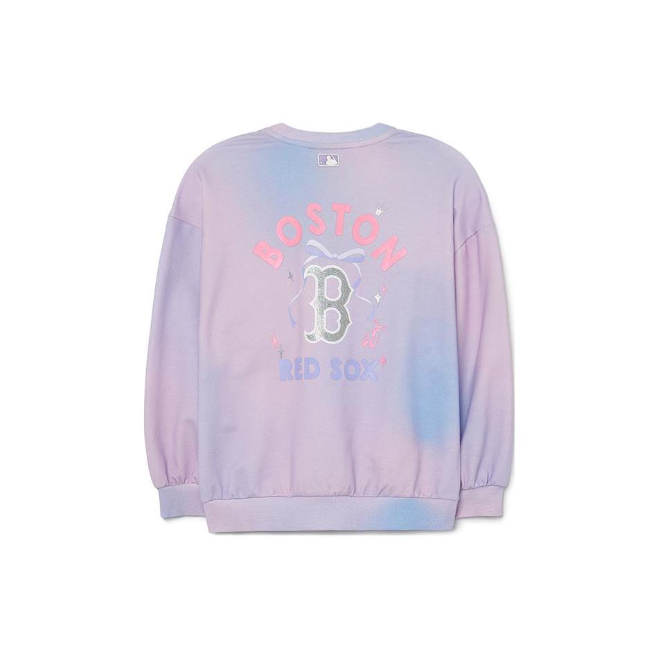 New MLB Sweatshirt Boston Red Sox Purple Kids' 7FMTL0231-43LDL