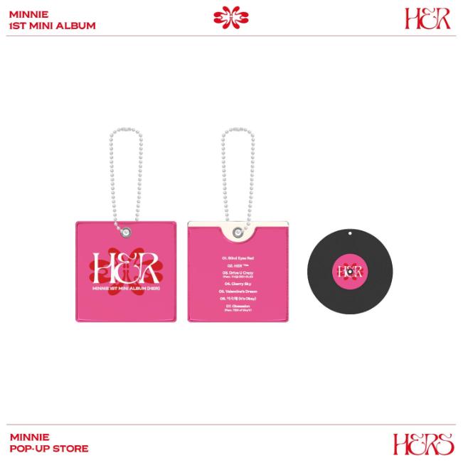 

Предварительный заказ MINNIE 1-й мини-альбом HER Official MD Mini LP Key Ring