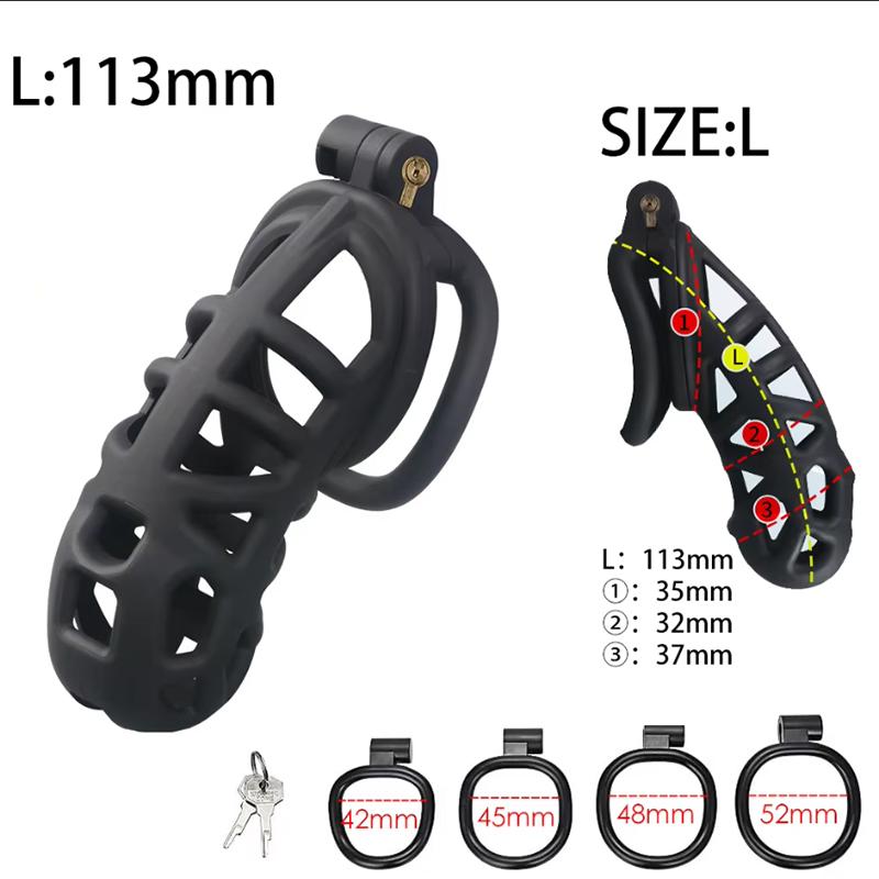 Sex Toys for Men Adult Hot Sale Waist Belt Male Chastity Cock Cage Penis Sleeve Cockrings Erotic Urethral Lock BDSM Bondage Sex
