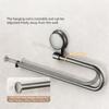Versatile Suction Cup Mounted Rack For Holding Tissue Rolls Dishcloths And Small Utensils Kitchen Accessory