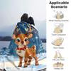 1Pc Christmas Deer Snow Blanket Soft And Comfortable Casual Warm Camping Travel Christmas Halloween Gift M921339