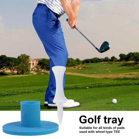 Rubber Golf Tee Holder Set Core Design Golf Nails Training Driving Range Tee