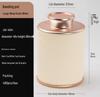 Compact Sealed Tea Canister for Single Brew - Portable and Reusable