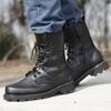 Scarpe da Lavoro di Sicurezza da Uomo con Punta in Acciaio Resistenti all'Acqua Stivali da Lavoro Calzature con Tomaia Morbida Scarpe Casual da Escursionismo per Tutte le Stagioni