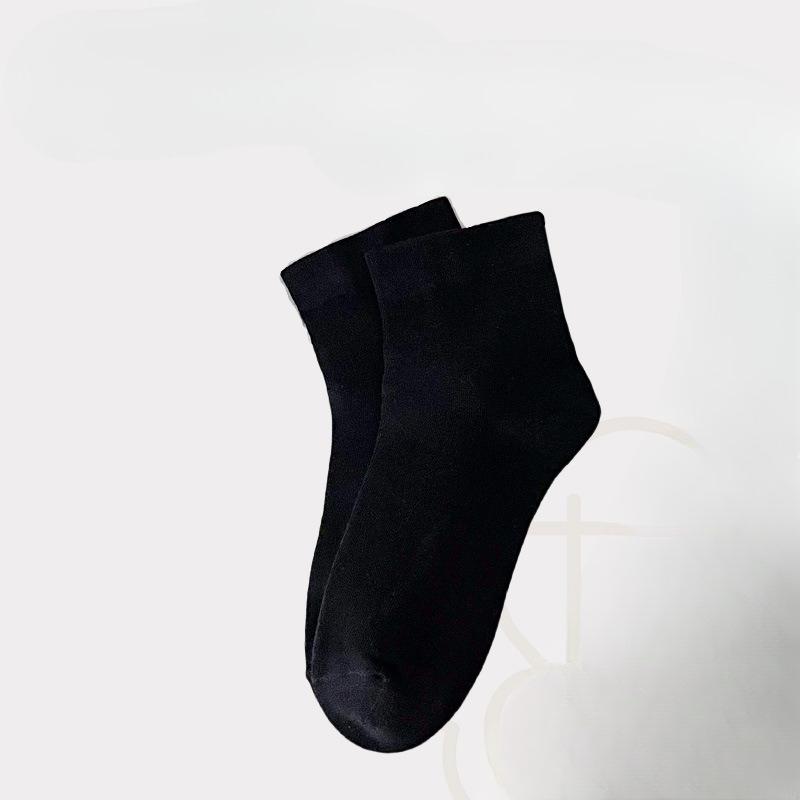 Candy-colored Socks for Girls, Dopamine Girls, Colorful Mid-calf Socks, Solid-colored Boneless Postpartum Socks