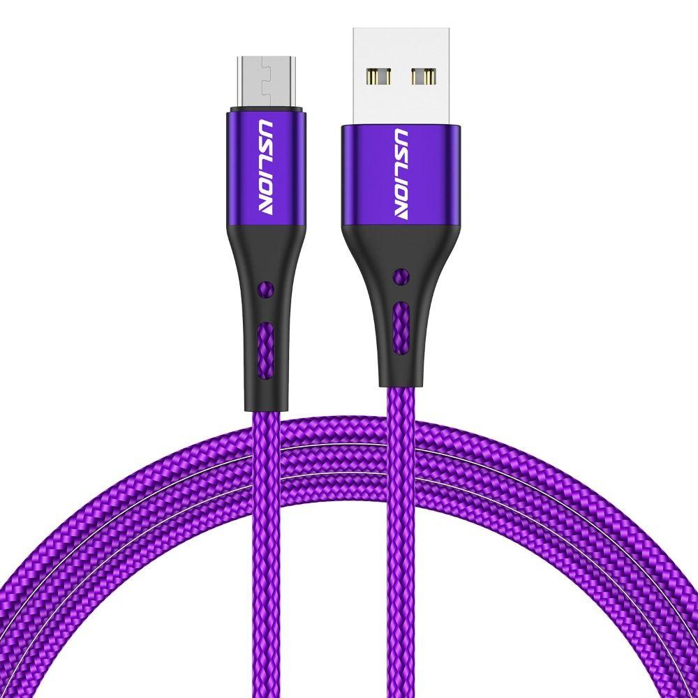 

Кабель Micro USB/Type C USB Type C Быстрая зарядка Быстрая зарядка Провод Аксессуары для телефона purple-0.5M Micro