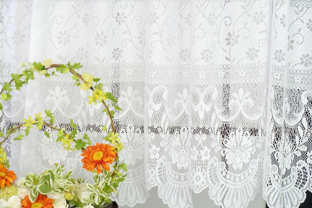 Curtain Shop Outlet Bay Window Curtains Straight Bay Window Curtains Width 100cm Set of 2 Length 105cm Set of 2 L'Arc