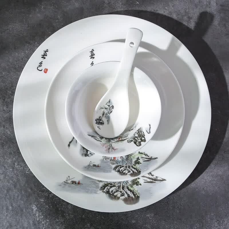 Sweet Elegant Chinese Ceramic Dinnerware Set