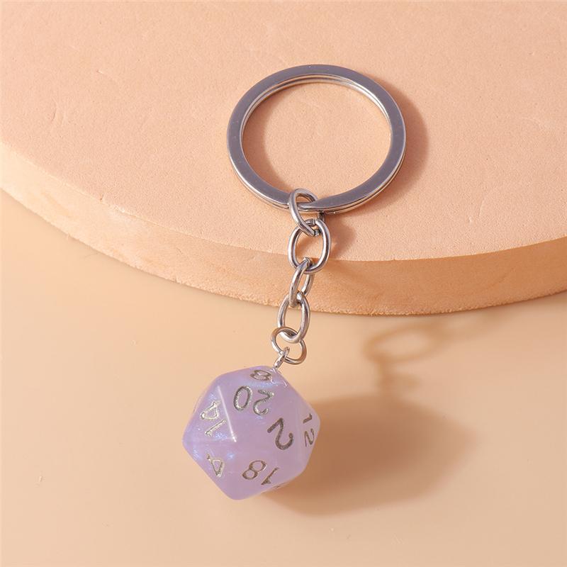 Niedliche Schlüsselanhänger Harz Bunte Würfel Anhänger Schlüsselringe Souvenir Geschenk für Frauen Männer Autoschlüssel Handtasche Anhänger Schlüsselanhänger DIY Zubehör