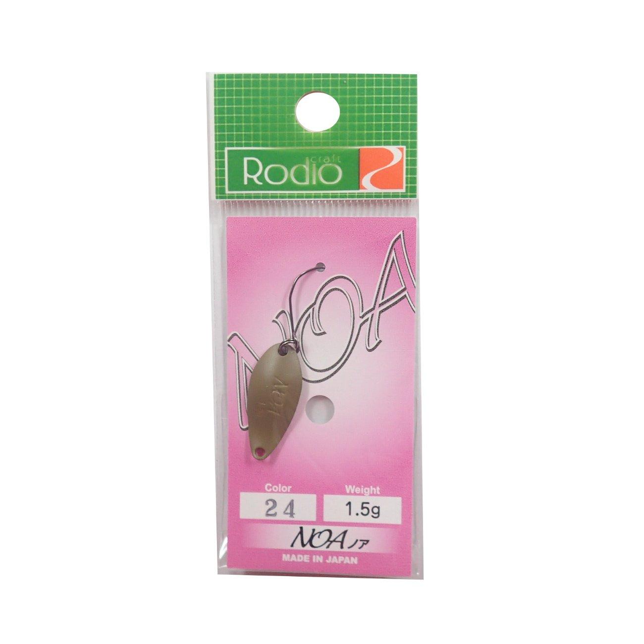 Rodiocraft Spoon Noah 1.5g Dark Olive (Matte) #24 Lure 1.5g оливковый