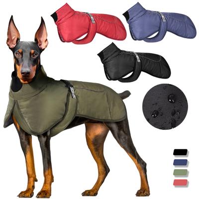 Vestiti per cani di grandi dimensioni, impermeabili, spessi e caldi, per animali domestici, cappotti riflettenti per cuccioli, carlini, labrador, yorkshire francesi, costumi