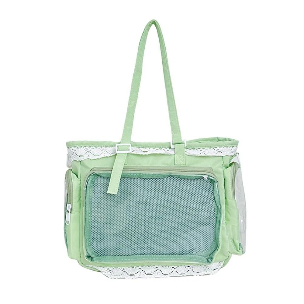 DIY Lace Itabag Large Capacity Tote Bag Y2k Anime Shoulder Bag  Parties