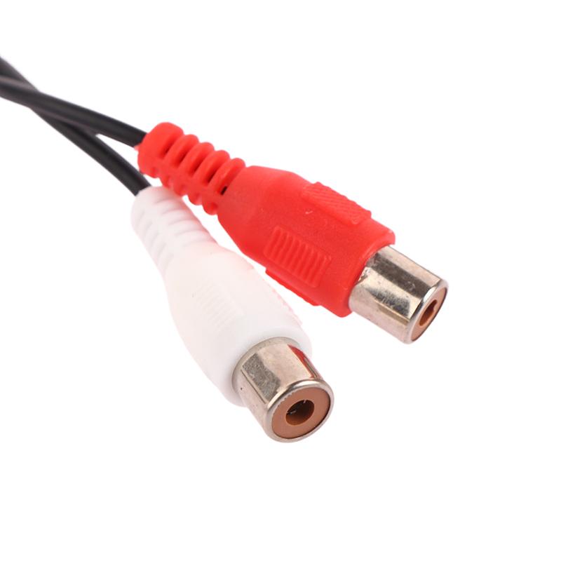 Universal Rca Cable 3.5Mm Jack Stereo Audio Cable To 2Rca Socket Female To Male To Headphone 3.5Mm Adapter For Dvd Amplifier