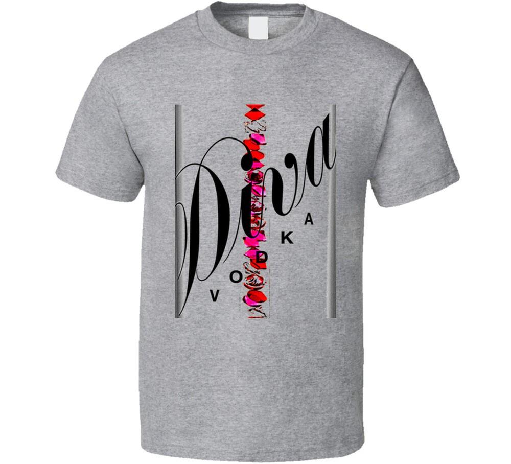 The Diva Vodka Alcohol Expensive T Shirt Unisex T-Shirt XXXL
