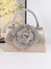 Heißer Verkauf Abendtasche Blume Braut Kleine Geldbörse Vollkleid Party Handtasche Hochzeit Geldbörse Damen Florale Kette Damen Clutches 2025 Geschenk