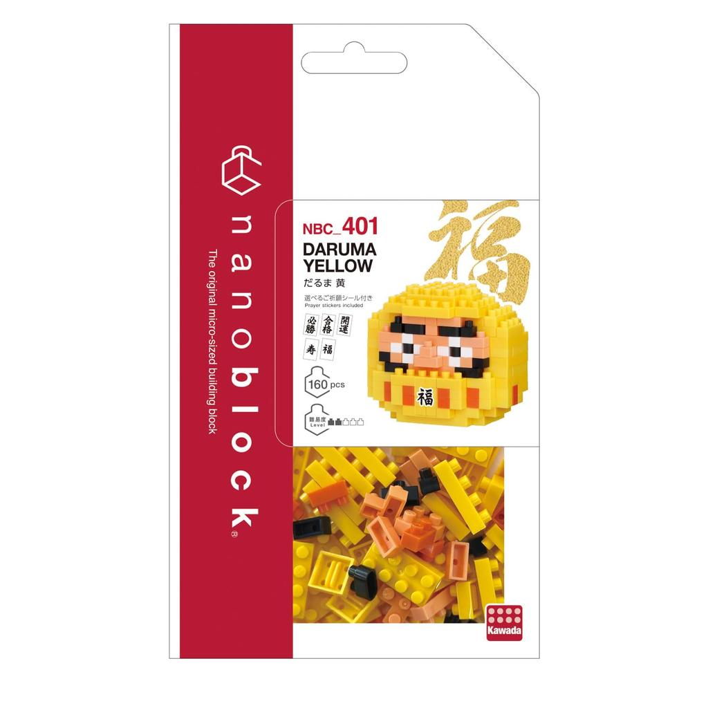 Kawada Nanoblock Daruma Yellow X X 18cm NBC_401 1.3 10.5