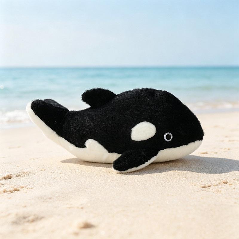Cute Ocean Animal Plush Toy – Killer Whale & Crab Aquarium Souvenir